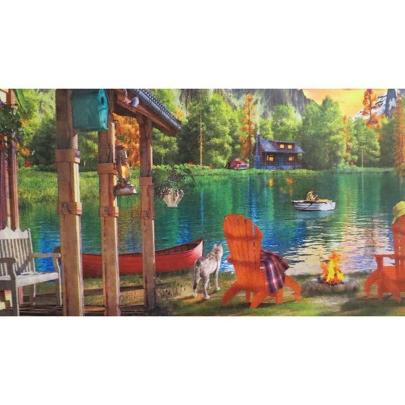 TIME AND AWAY 1000 pieces Jigsaw Puzzle Mountains Lake Relaxing #44 - Picture 2 of 3